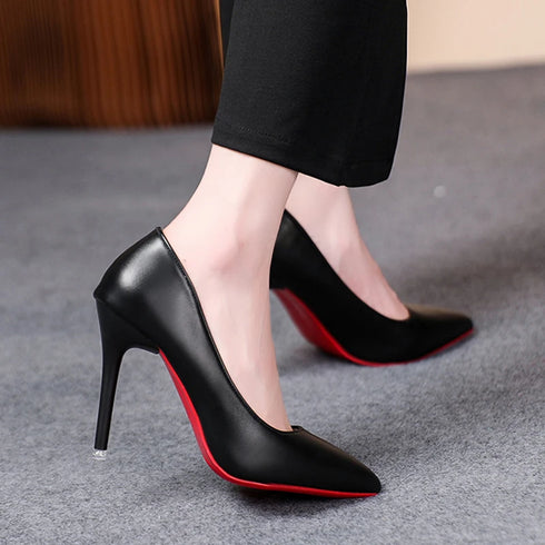 Elegant Pointed Toe Stiletto Pumps for Women - Office and Career Essentials